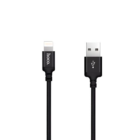 Швидкісний кабель Hoco X14, USB-Lightning, 1m, Чорний Швидкісний кабель Hoco X14, USB-Lightning, 1m, Чорний