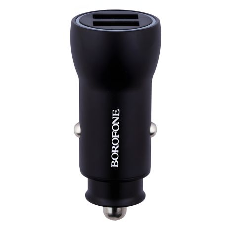 Зарядний пристрій авто Borofone BZ9 3.1A 2USB Black