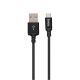 Кабель USB Hoco X14 Times Speed, MicroUSB, 1m, Чорного кольору