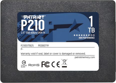 Patriot SSD P210 1TB 2.5" SATAIII 7mm 3D QLC