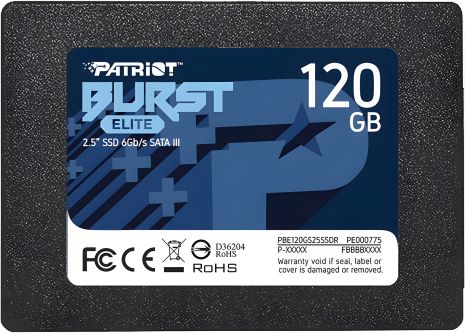Burst Elite SSD Patriot SATAIII TLC 3D 120GB 2.5" 7mm