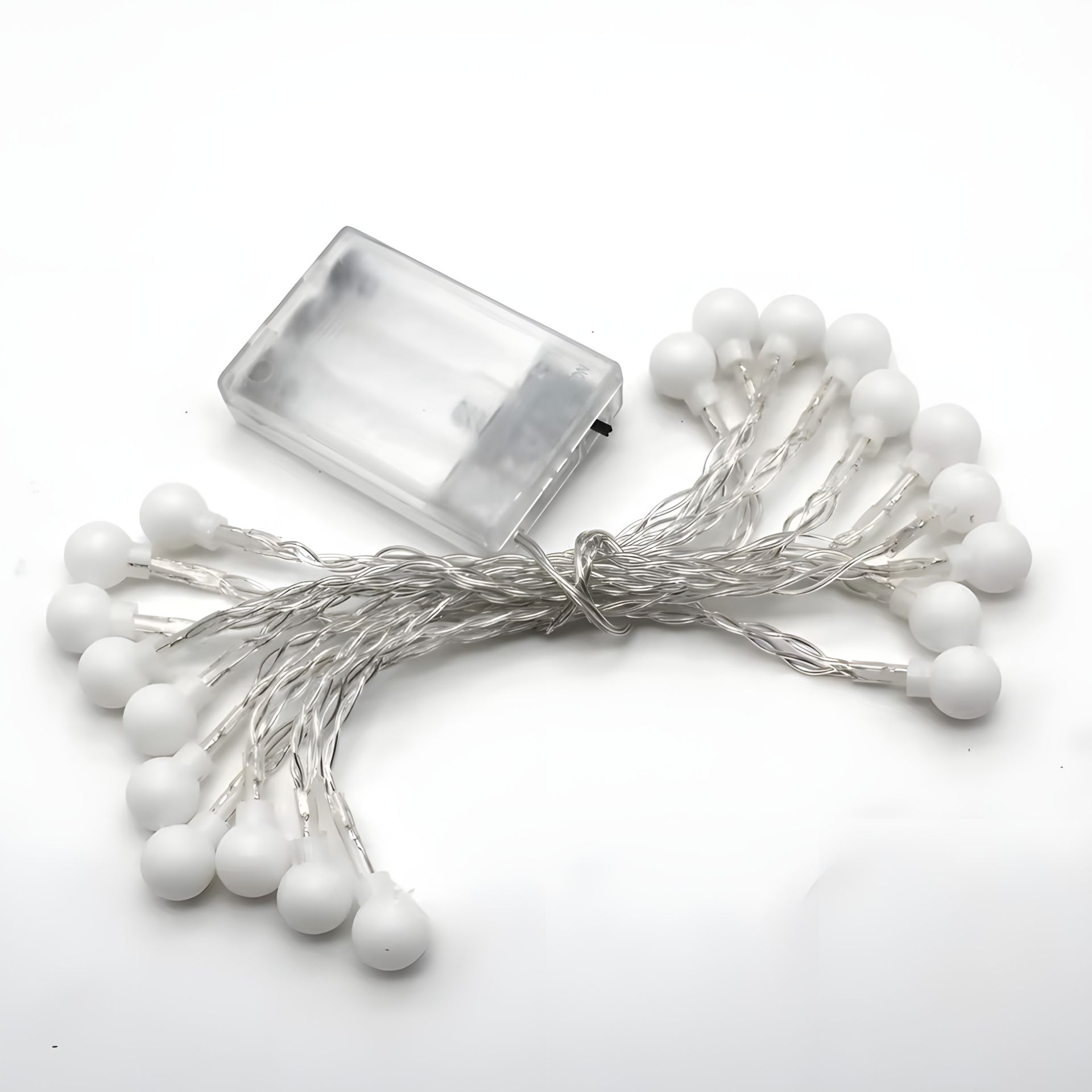 6м Гирлянда шары с 40 диодами теплым светом, от 3 батареек AA (в комплект не входят) 6м Гирлянда шары с 40 диодами теплым светом, от 3 батареек AA (в комплект не входят)