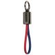 USB Кабель HOCO U36 MicroUSB - USB (0.2М) (красно-синий)