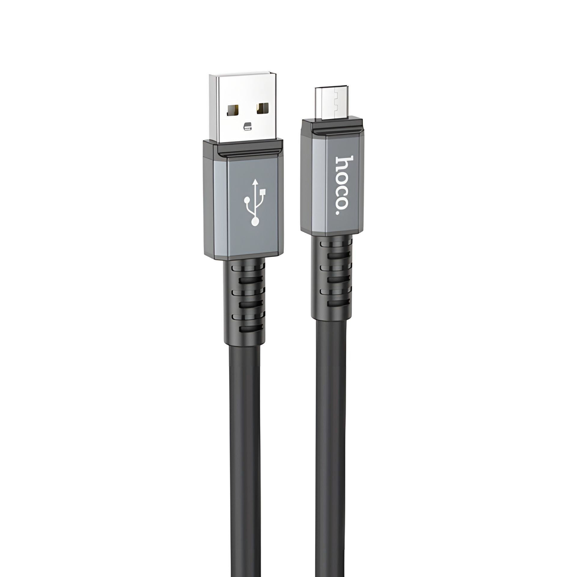 Чорний кабель USB HOCO X85, USB - MicroUSB, довжина 1М, 2.4А Чорний кабель USB HOCO X85, USB - MicroUSB, довжина 1М, 2.4А
