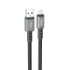 Чорний кабель USB HOCO X85, USB - MicroUSB, довжина 1М, 2.4А Чорний кабель USB HOCO X85, USB - MicroUSB, довжина 1М, 2.4А