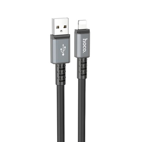 Кабель HOCO X85 USB - Lightning, 1М, чорний