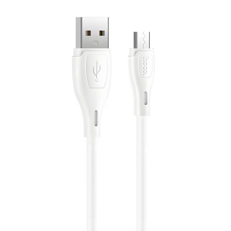 HOCO X61 Кабель USB до MicroUSB (1М) білий