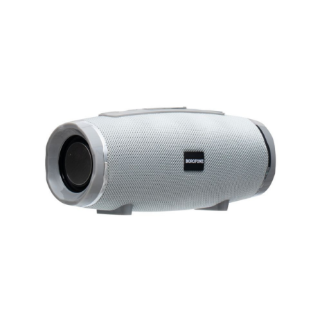 Бездротова колонка Borofone BR3, IPX5, BT5.0, AUX, USB, TF, 10W, 1200mAh, 3h сіра