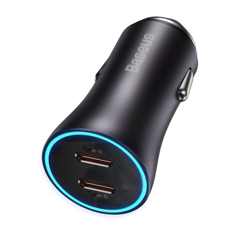 Baseus Golden Contactor Pro Автозарядний пристрій 40W CGJP0000 Темно-сірий, 13