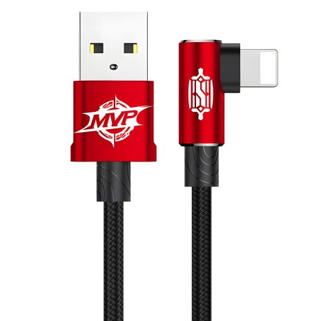 Baseus MVP Elbow USB CALMVP Lightning 2A 1m Червоний, 09 Baseus MVP Elbow USB CALMVP Lightning 2A 1m Червоний, 09