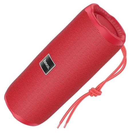 Бездротова колонка Hoco HC16, IPX4, BT5.3, AUX, FM, USB, TF, 5Wx2, 1200mAh, 3h, червона