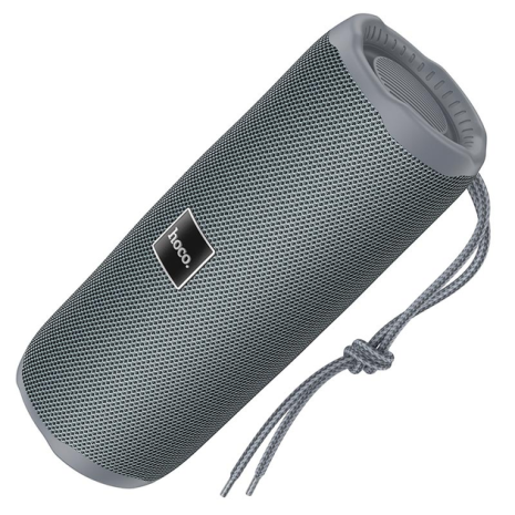 Бездротова колонка Hoco HC16, IPX4, BT5.3, AUX, FM, USB, TF, 5Wx2, 1200mAh, 3h, сіра