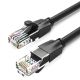 Мережевий кабель Vention Cat.6 1000Mbps(1Gbps) UTP Patch Cable 2M Black (IBEBH)