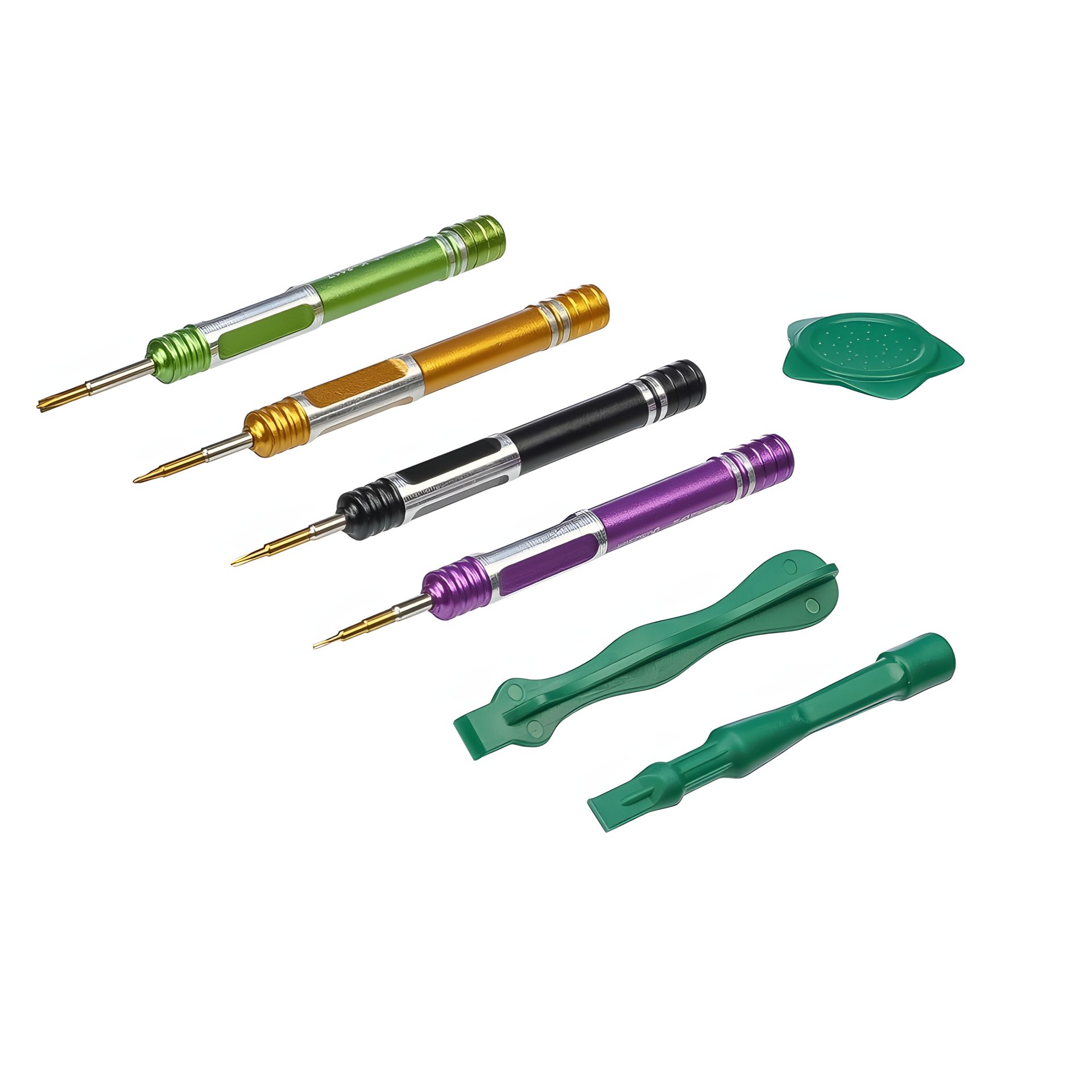 Набір інструментів Kaisi K-8117 (викрутки: Y0.6, +1.2, 0.8 Пенталоб, +2.5 Pinhead, медіатор, дві лопатки) Набір інструментів Kaisi K-8117 (викрутки: Y0.6, +1.2, 0.8 Пенталоб, +2.5 Pinhead, медіатор, дві лопатки)