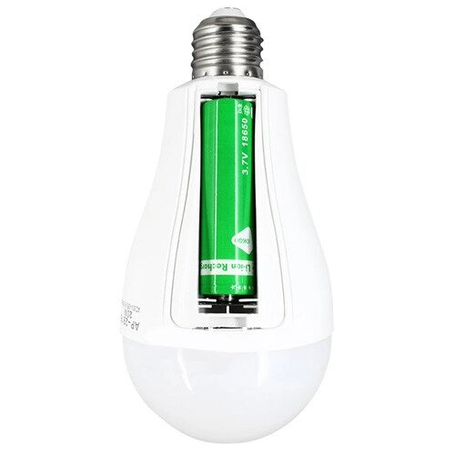 LED Лампа 20W с аккумулятором аварийная (E27/20W/3W от АКБ/2*18650/up4 Hours/6800K/CC160mA) AP-2916 LED Лампа 20W с аккумулятором аварийная (E27/20W/3W от АКБ/2*18650/up4 Hours/6800K/CC160mA) AP-2916
