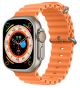Годинник Smart W and O X9 Plus Ultra 2, BT5.2, IP67, 300mAh, 1-3d, Gold, Orange Годинник Smart W and O X9 Plus Ultra 2, BT5.2, IP67, 300mAh, 1-3d, Gold, Orange