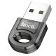Перехідник адаптер Hoco UA28 USB to Bluetooth 5.1, прозорий чорний