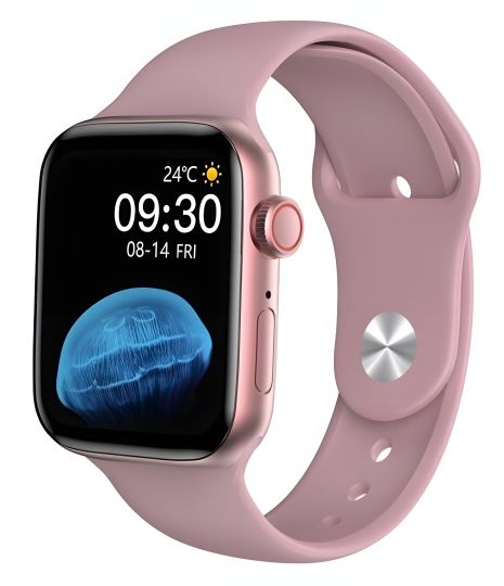 Смарт-годинник W&O X9 Mini, IP67, BT5.0, 388mAh, 3 дні, рожевий