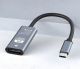 Type-C Адаптер до DisplayPort 4K 144Hz (8K 60Hz) M to DP F 0.2m (20cm), перехідник, black-grey