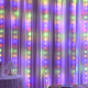 Світлодіодна гірлянда USB штора RGB, 3x2 м, без гачків 8 режимів, з пультом
