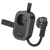 Hoco NS7 Power Strip with Charger 2 USB/Type-C PD 20W 1 Socket 1.1m Black