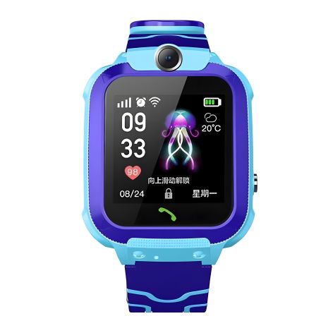 XO H100 дитячий смарт годинник, 2G, GPS, IP67, BT4.2, 2MP, 400mAh, 5д, синій XO H100 дитячий смарт годинник, 2G, GPS, IP67, BT4.2, 2MP, 400mAh, 5д, синій