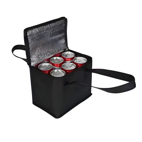 Чорна сумка-холодильник 17x14x21cm