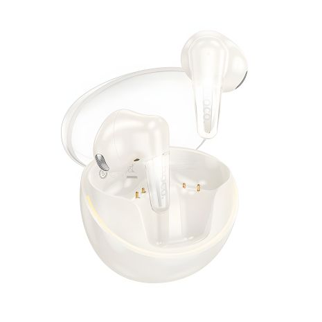 Навушники HOCO EW202 Magic true wireless BT headset | BT5.4, 35/350mAh, 6h, ipx4 | білого кольору