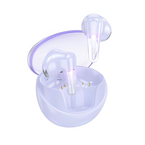 HOCO EW202 Magic true wireless BT headset | BT5.4, 35/350mAh, 6h, ipx4 | purple earbuds HOCO EW202 Magic true wireless BT headset | BT5.4, 35/350mAh, 6h, ipx4 | purple earbuds
