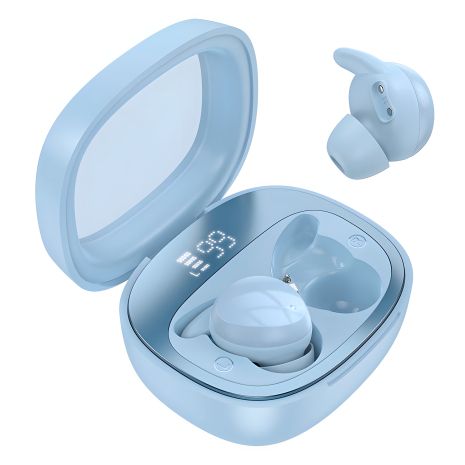 HOCO EW65 Shadow true wireless sleep BT headset | BT5.3, 30/500mAh, 4h | blue earbuds HOCO EW65 Shadow true wireless sleep BT headset | BT5.3, 30/500mAh, 4h | blue earbuds