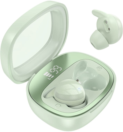 Навушники HOCO EW65 Shadow true wireless sleep BT headset | BT5.3, 30/500mAh, 4h | green Навушники HOCO EW65 Shadow true wireless sleep BT headset | BT5.3, 30/500mAh, 4h | green