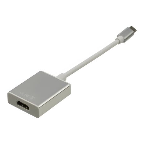 Білий адаптер Type-C - HDMI