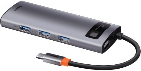 Baseus USB-Hub Metal Gleam Series 5-in-1 Multifunctional (Type-C to HDMI*1+USB3.0*3+PD*1) CAHUB-CX0G Baseus USB-Hub Metal Gleam Series 5-in-1 Multifunctional (Type-C to HDMI*1+USB3.0*3+PD*1) CAHUB-CX0G