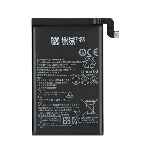 Huawei HB555591EEW Mate 30 Pro Battery, 4500 mAh, 12-month Warranty, Original PRC