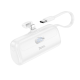 Повербанк Hoco J116 Pro Pocket iP with digital display with cable Type C 5000mAh Цвет Белый