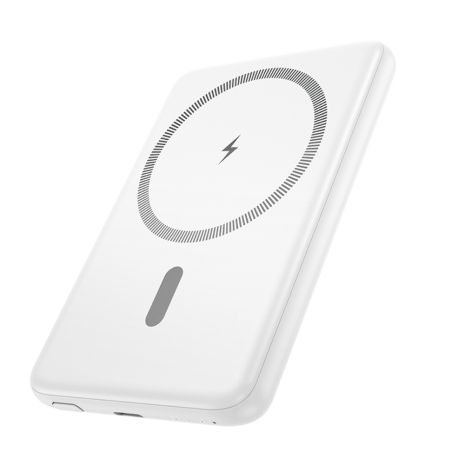 Повербанк Hoco J140A 5000mAh PD 20W магнитный с функцией беспроводной зарядки white Повербанк Hoco J140A 5000mAh PD 20W магнитный с функцией беспроводной зарядки white