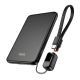 Hoco J140 Повербанк 5000mAh QC, FCP, AFC, PD 20W + Type-C кабель чорний