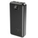 XO PR239 Повербанк PD20W/QC22.5W цифровий дисплей 20000mAh чорний