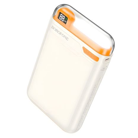 Borofone BJ69 Повербанк Skillful PD20W магнітний, нічне світло 10000mAh молочно-білий Borofone BJ69 Повербанк Skillful PD20W магнітний, нічне світло 10000mAh молочно-білий