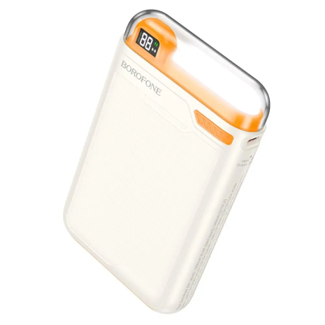 Повербанк Borofone BJ69 Skillful PD20W magnetic, night light 10000mAh Молочно-білий Повербанк Borofone BJ69 Skillful PD20W magnetic, night light 10000mAh Молочно-білий