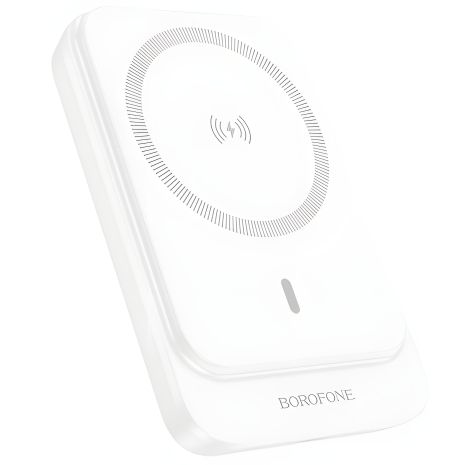 Borofone BJ63 Повербанк Nimble PD20W магнітний 5000mAh білий