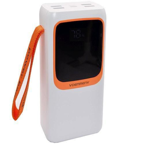 Повербанк DENMEN DP31 30000mAh 4.5A 22,5W + Лампа WHITE