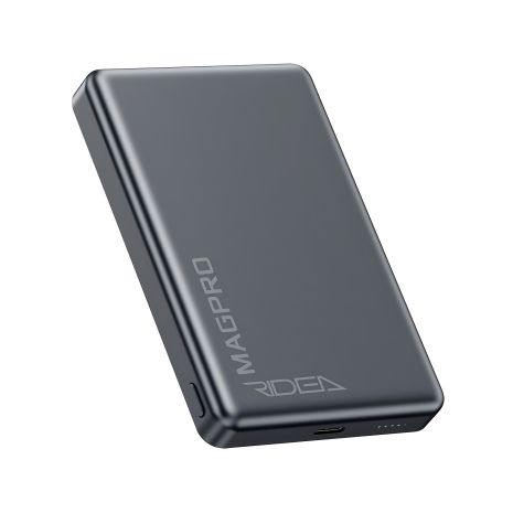 Повербанк Ridea MAGPRO RP-M10 20W QC/PD, 15W QI magnetic 10000mAh (Сірий) Повербанк Ridea MAGPRO RP-M10 20W QC/PD, 15W QI magnetic 10000mAh (Сірий)