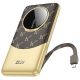 Hoco Повербанк Q29 Nobility 10000mAh 22.5W+PD20W with iP cable Коричневый