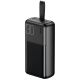 Повербанк XO Light PR199 30000mAh з дисплеєм (Чорний)