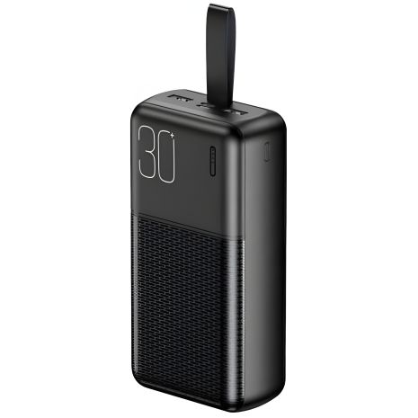 Повербанк XO Light PR199 30000mAh з дисплеєм (Чорний)