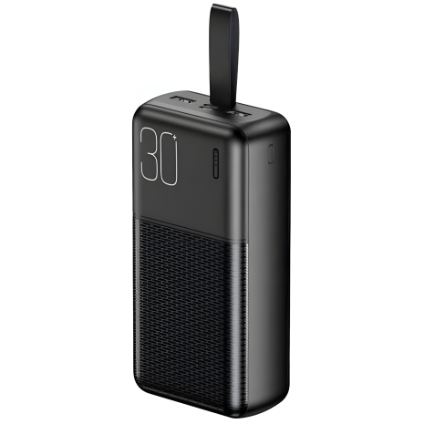 Повербанк XO Light PR199 30000mAh з дисплеєм (Чорний)