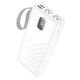 Повербанк white з ліхтариком та LED дисплеєм Hoco J129A 20000mAh