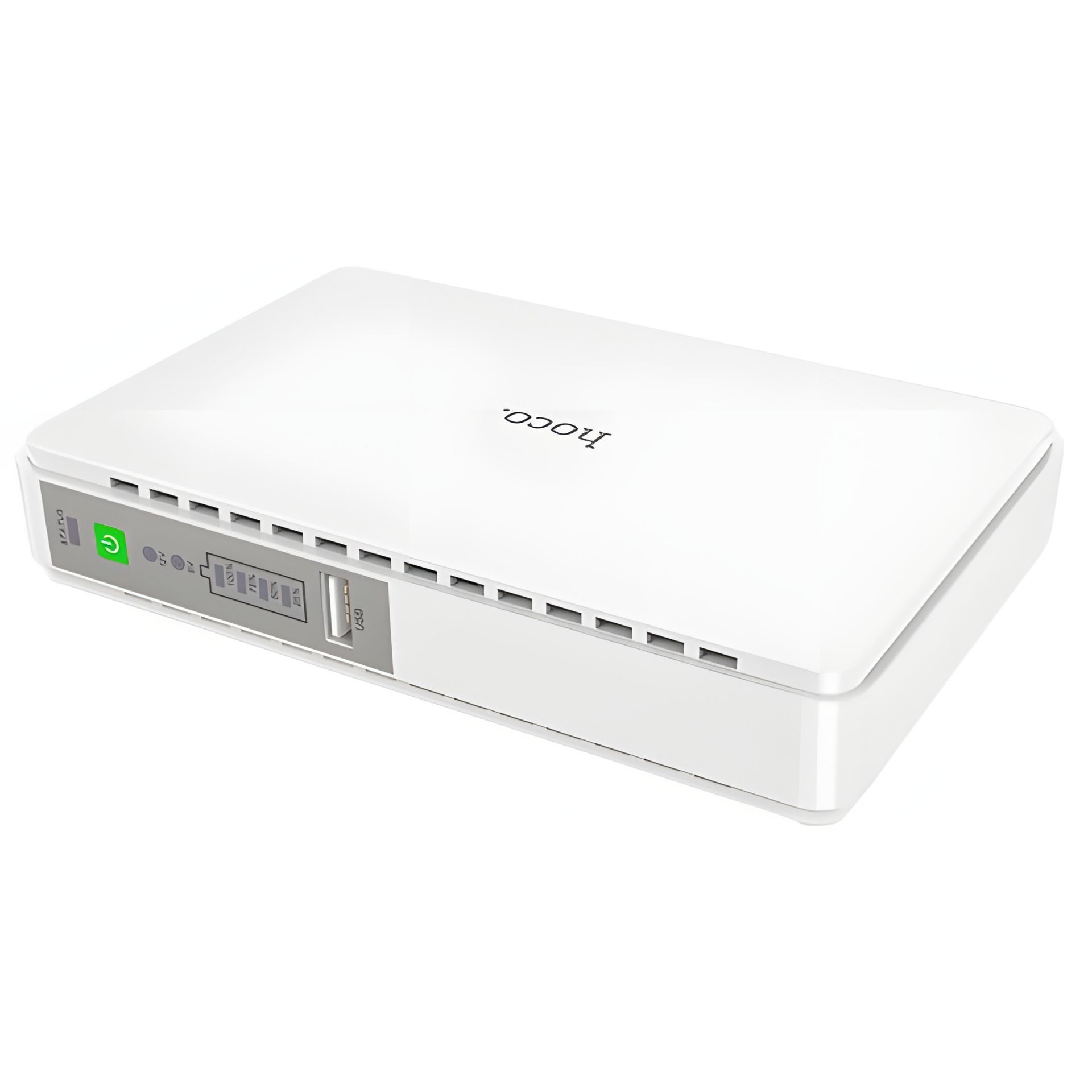 ДБЖ (USP) для роутера Hoco DB25 Plus (10000mAh, 18W, 1USB, DC 9/12V, DC 5V, POE 15/24V) White ДБЖ (USP) для роутера Hoco DB25 Plus (10000mAh, 18W, 1USB, DC 9/12V, DC 5V, POE 15/24V) White