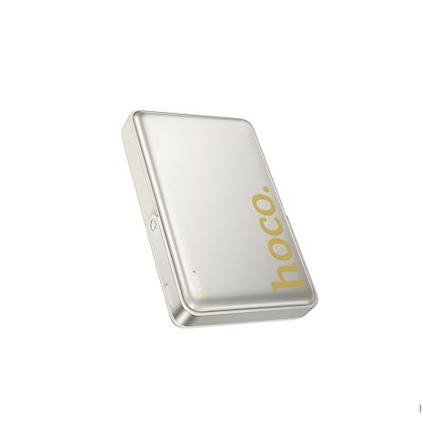HOCO Q36A Sunlight 10000mAh Повербанк с магнитной фиксацией и держателем |1Type-C, 20W/3A, PD/QC| золотой